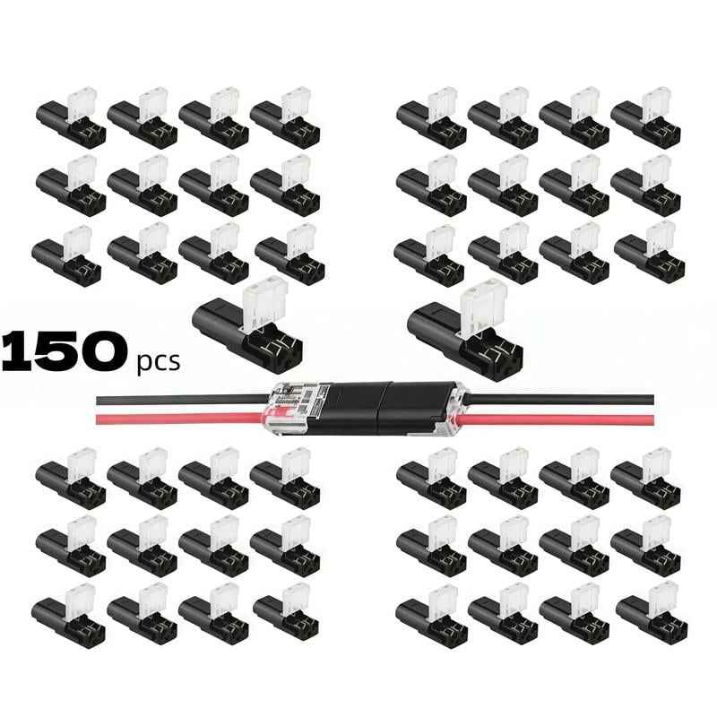Double-Wire Plug-in Connector Led Light Strip Connectors 2 Pin