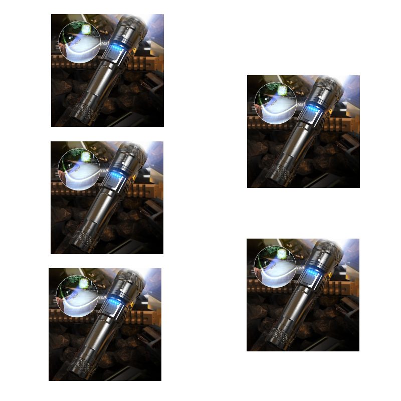 🔦 Super Bright Zoomable Flashlight