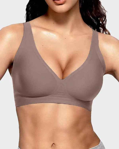 🔥Black Friday Sales🔥Seamless Deep V Push-Up Wireless Bra