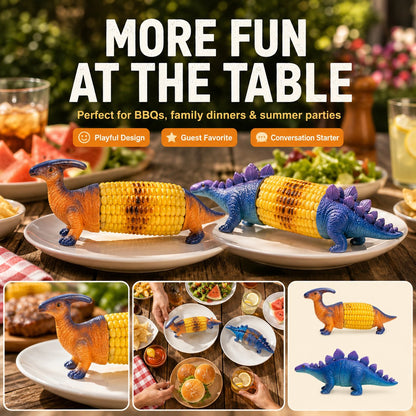 🔥Last Day Promotion🦖 Dino Bite Corn Holders 🌽Turn Ordinary Corn Into The Most Fun Thing On The Table🧒