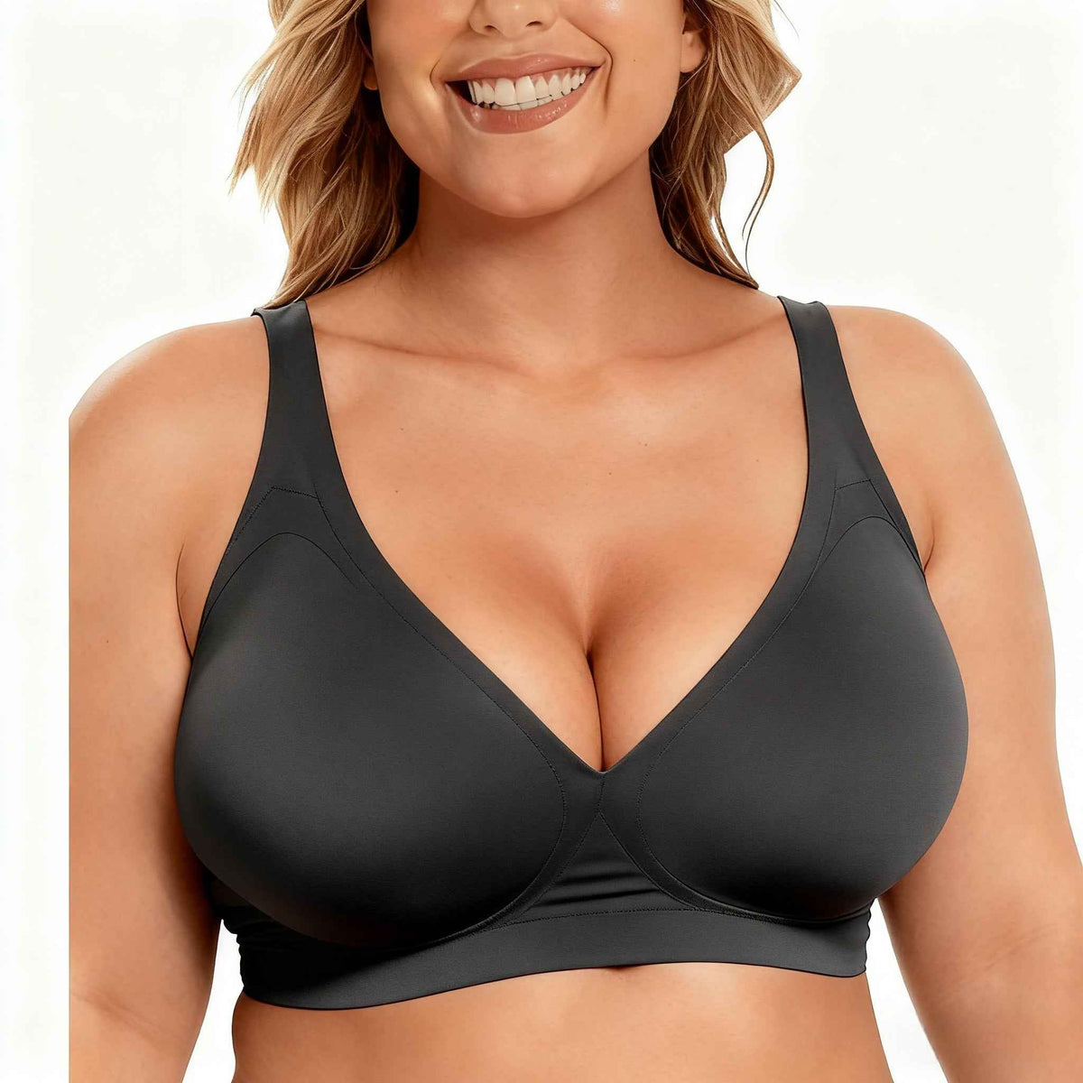 🔥Black Friday Sales🔥Seamless Deep V Push-Up Wireless Bra