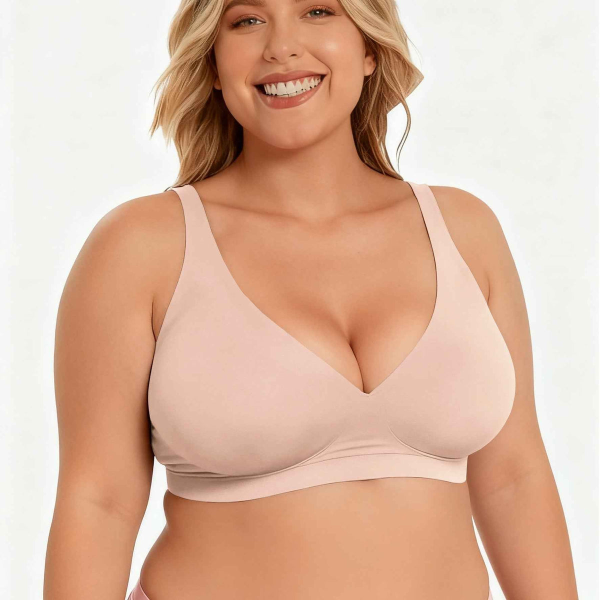 🔥Black Friday Sales🔥Seamless Deep V Push-Up Wireless Bra