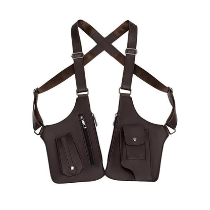 🔥Last Day 48% OFF-Premium Leather Adjustable Underarm Shoulder Bag for Men