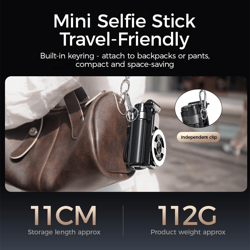 🔥🔥2025 Hot Sale🔥4-in-1 Multifunctional 360° Rotation Magnetic Selfie Stick