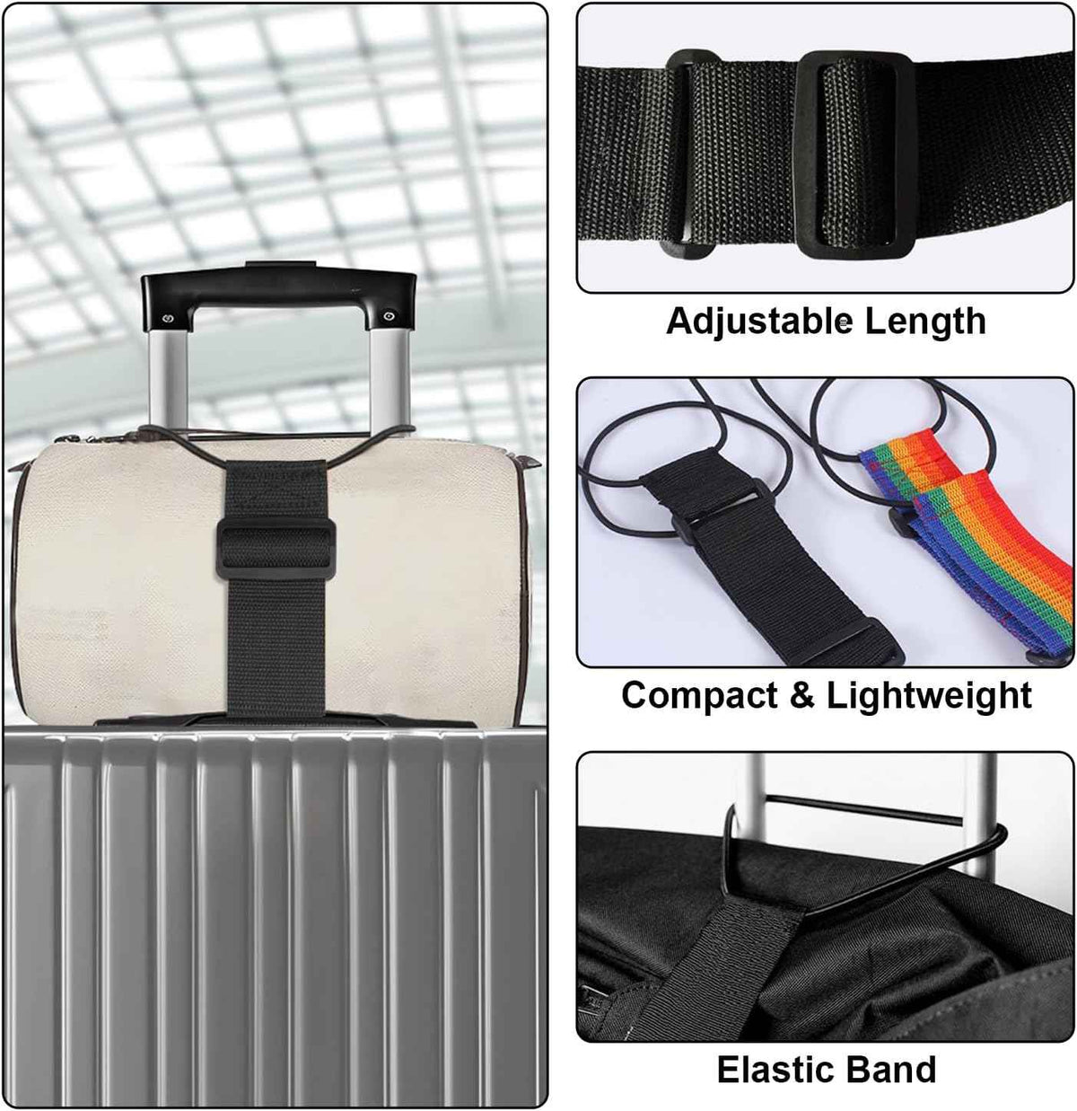 👍🏻Multi-functional adjustable luggage strap