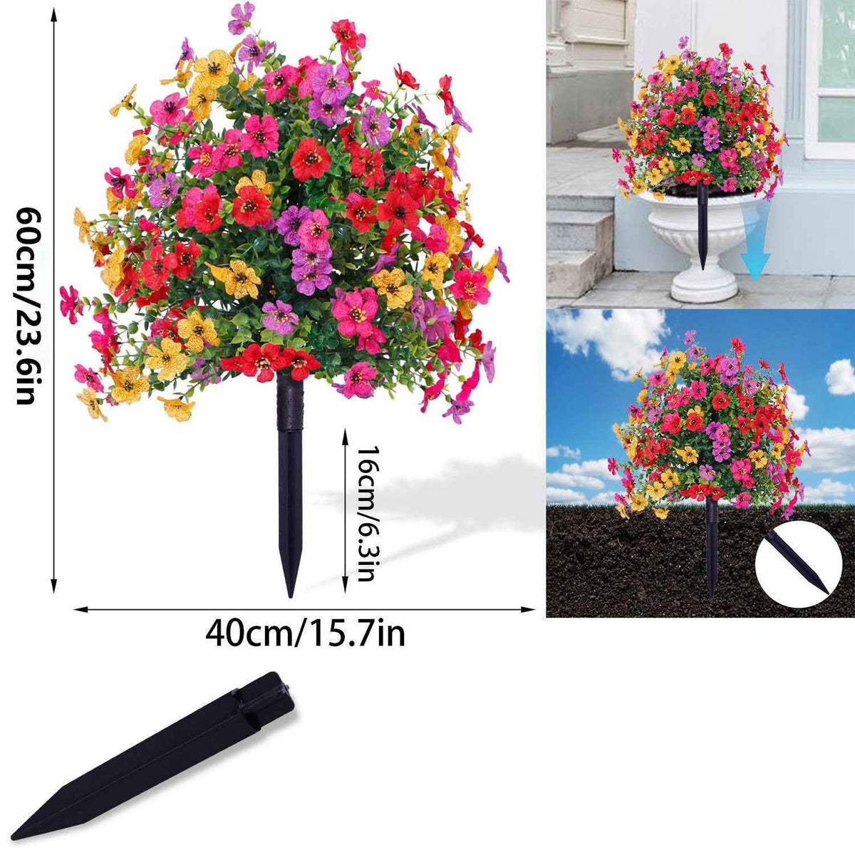 Last Day Promotion! 🔥UV & Waterproof Artificial Flower Decor ✅