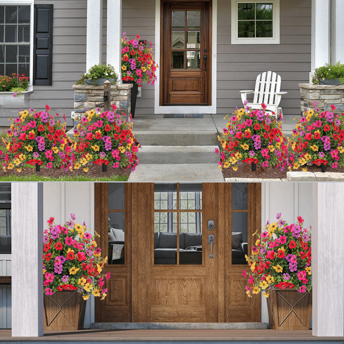 Last Day Promotion! 🔥UV & Waterproof Artificial Flower Decor ✅