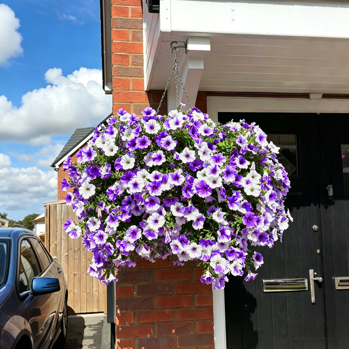🔥Last Day 60% OFF😍Sunscreen and Rainproof Artificial Petunias Flowers🌺