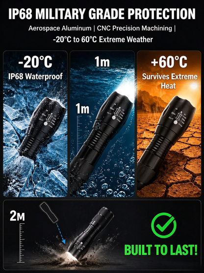 🔦"Tongtianpao" High-Brightness Zoomable White Laser Flashlight - 🔥Last Day Of The Sale🔥