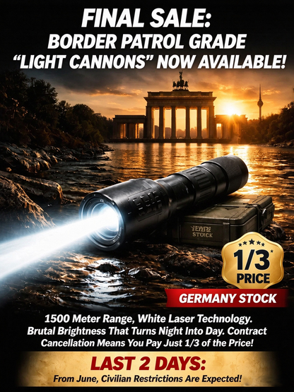 🔦"Tongtianpao" High-Brightness Zoomable White Laser Flashlight - 🔥Last Day Of The Sale🔥