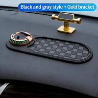 black and gray +gold stand