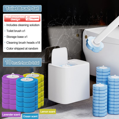 🔥Limited 50% OFF| Disposable toilet brush with refills💩🚽