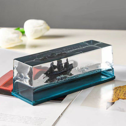 🎅Christmas Sales🎉Floating Liquid Ship Ornament