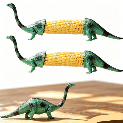 🔥Last Day Promotion🦖 Dino Bite Corn Holders 🌽Turn Ordinary Corn Into The Most Fun Thing On The Table🧒