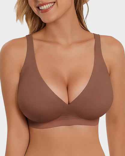 🔥Black Friday Sales🔥Seamless Deep V Push-Up Wireless Bra