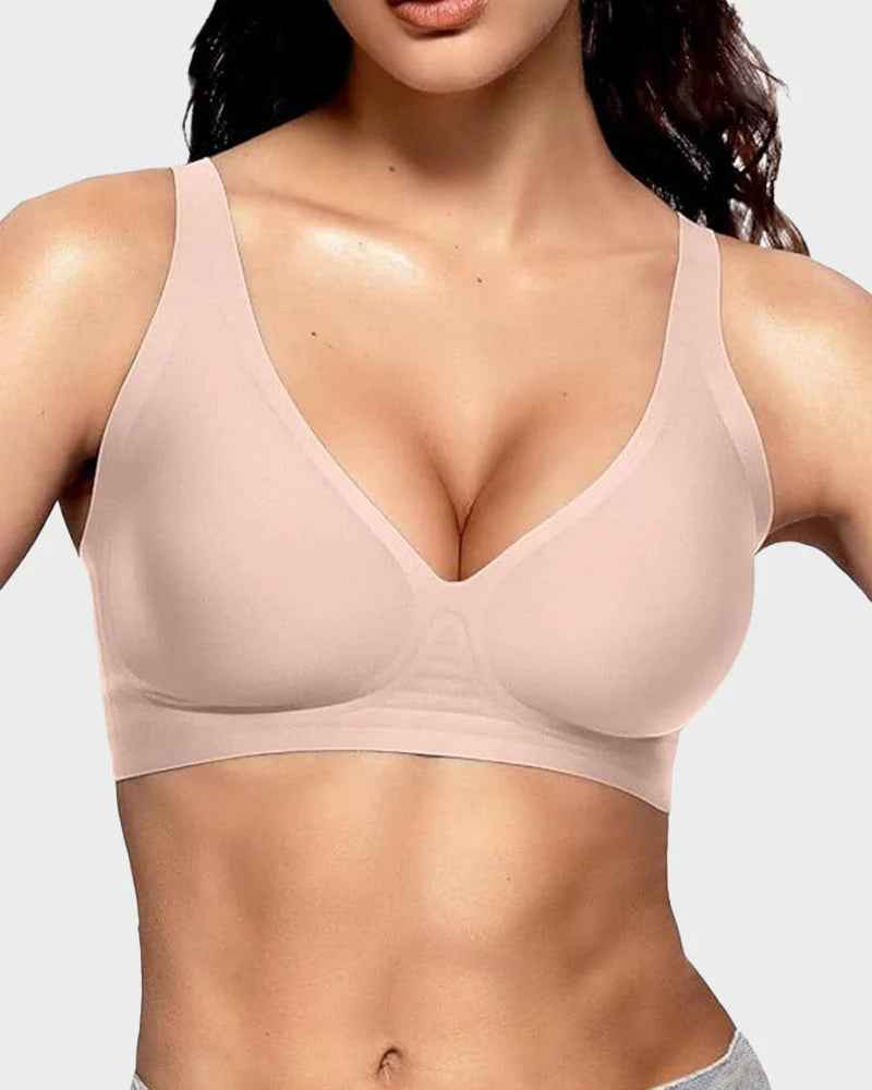 🔥Black Friday Sales🔥Seamless Deep V Push-Up Wireless Bra