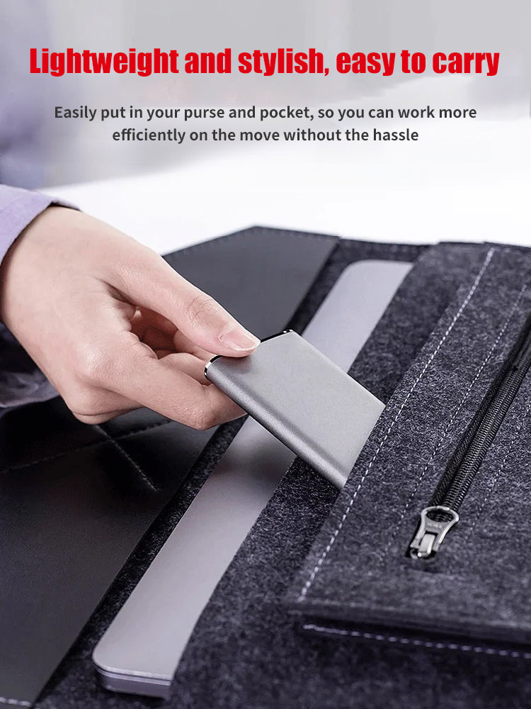 😻16TB expandable hard drive, metal body + shockproof design, 80% off in 3-day flash sale!❤️