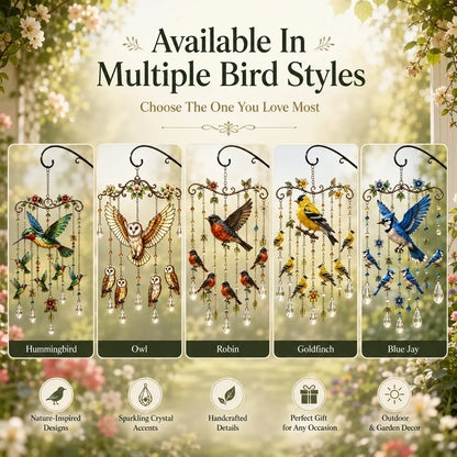 🎐Graceful Hummingbird Wind Chime, Bring Beauty, Peace To Your Garden🐦🎐
