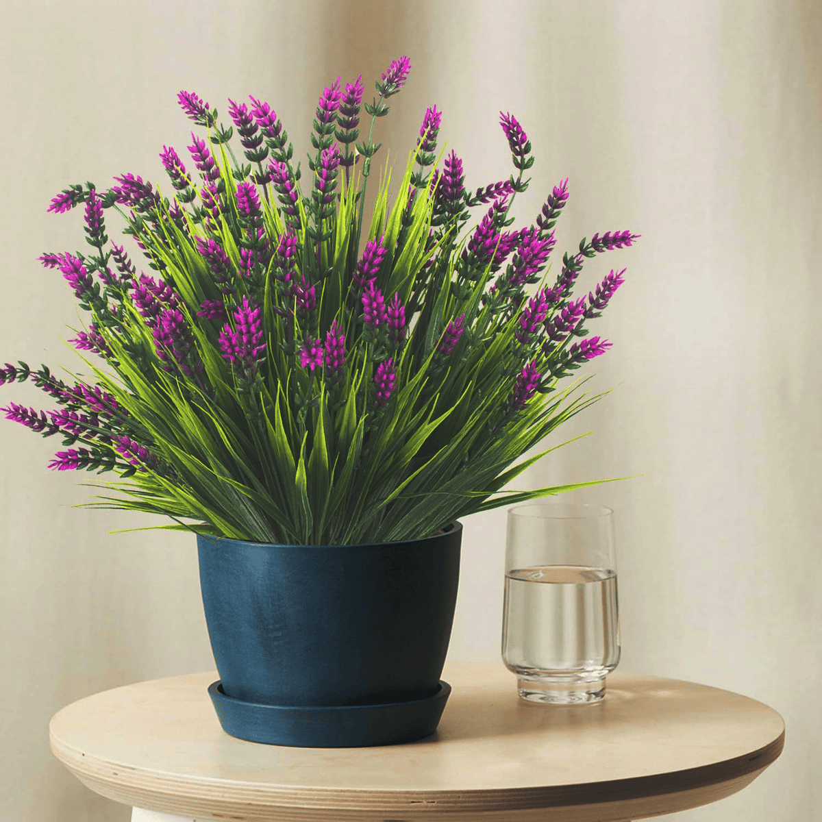 🪻Flash Sale-50% Off🔥Lavender Artificial Flowers,UV Resistant Outdoor Fake Plants(1 Bundle length 13.8inches)