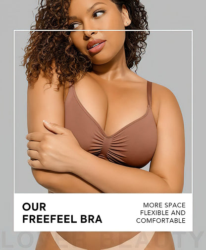 🏆Flash Sale⚡Women's Full Coverage Non-Padded Wireless Sculpt Bra