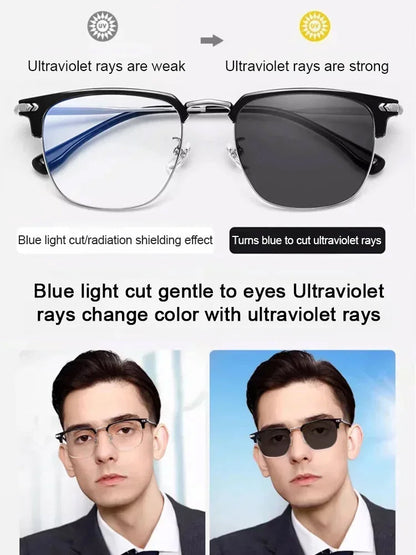 👓Best Selling 50% Off🔥Automatic zoom anti-blue light presbyopia glasses