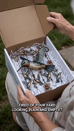 🎐Graceful Hummingbird Wind Chime, Bring Beauty, Peace To Your Garden🐦🎐