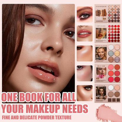 🏆#1 Bestselling - 24-Color Eyeshadow Palette - 5-Layer Book-Style Makeup Palette