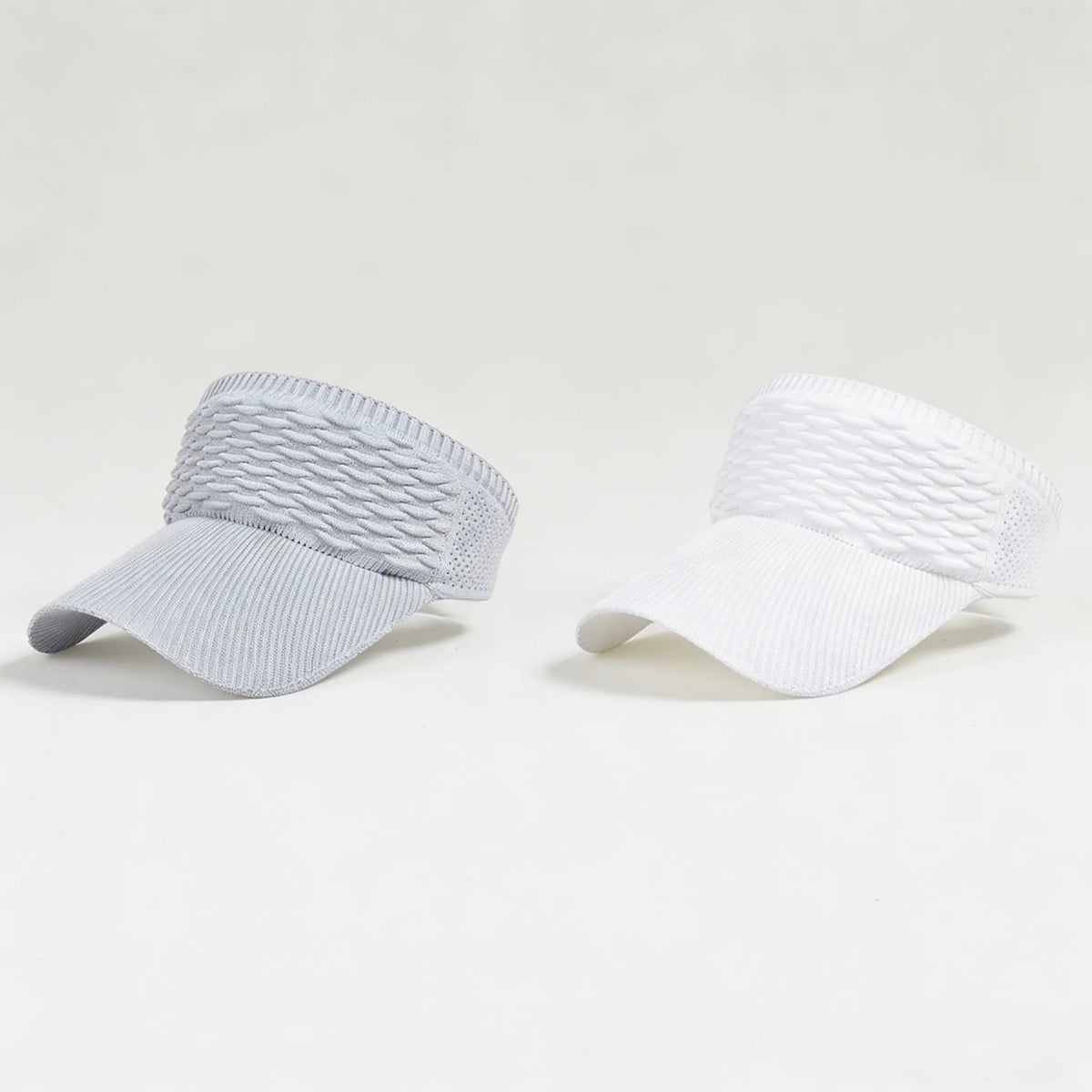 2-Pack Women's High Ponytail Sun Visor Hats