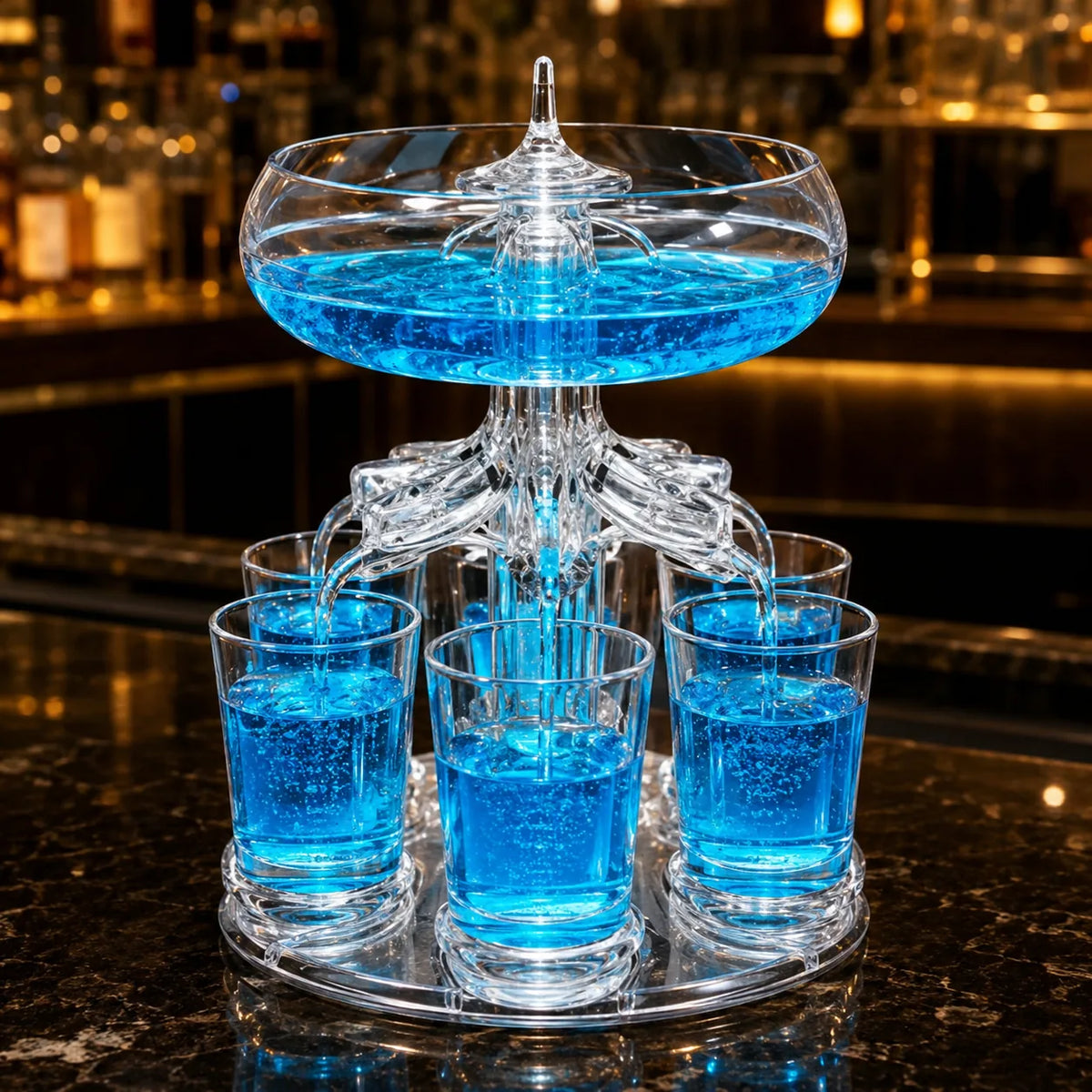 🔥40% OFF Today! 6-Shot Party Beverage Dispenser with Glasses