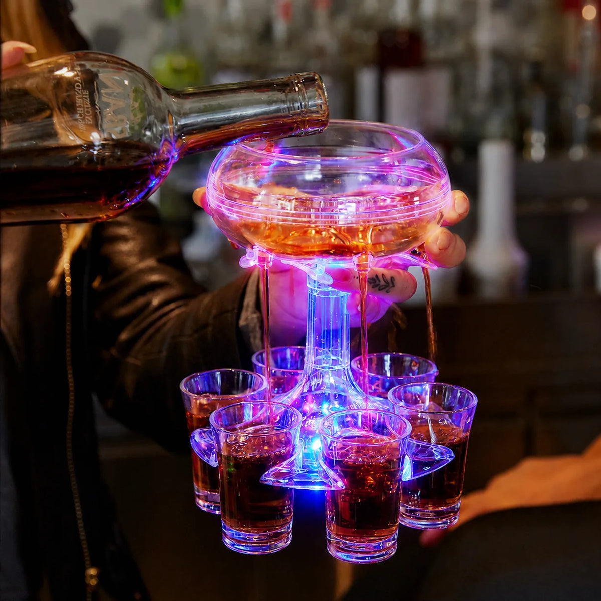 🔥40% OFF Today! 6-Shot Party Beverage Dispenser with Glasses
