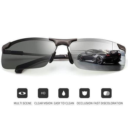 🥳2026 HOT SALE🥳💞50K+ SOLD!🕶️🌦️ Upgraded Photochromic Lenses 50% OFF! Anti-glare polarization meets smart light adaptation. A stylish, intelligent choice for your eyes. 💎😎